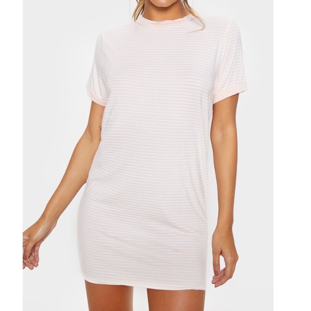 Striped tshirt dress